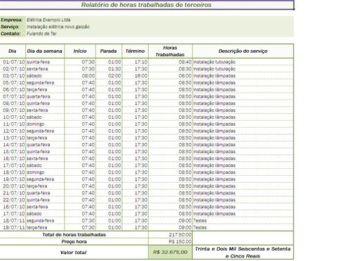 calculadora de horas online
